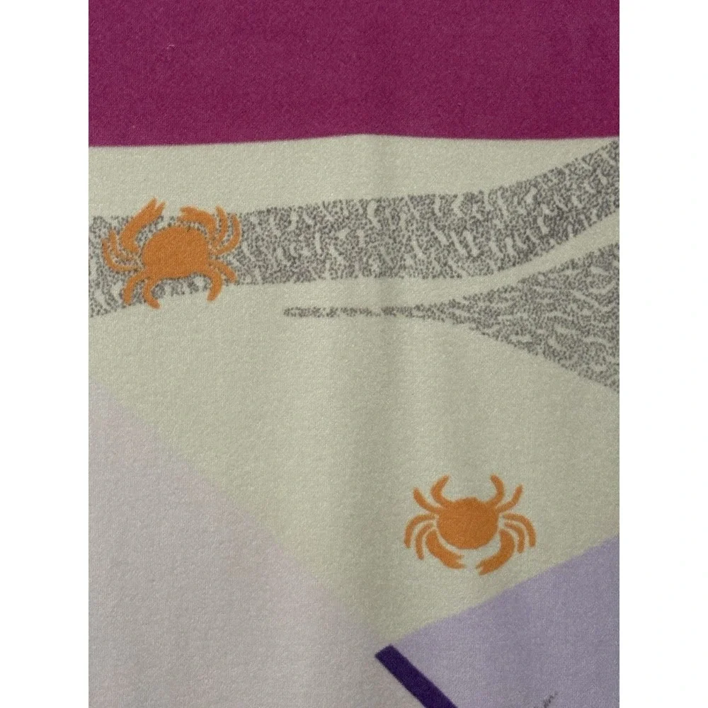 Gramercy by Braster Beach Towel 33x60 Pink Crab Shell Vintage‎